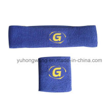 Hot Selling Cotton Terry Sports Wristband/Headband